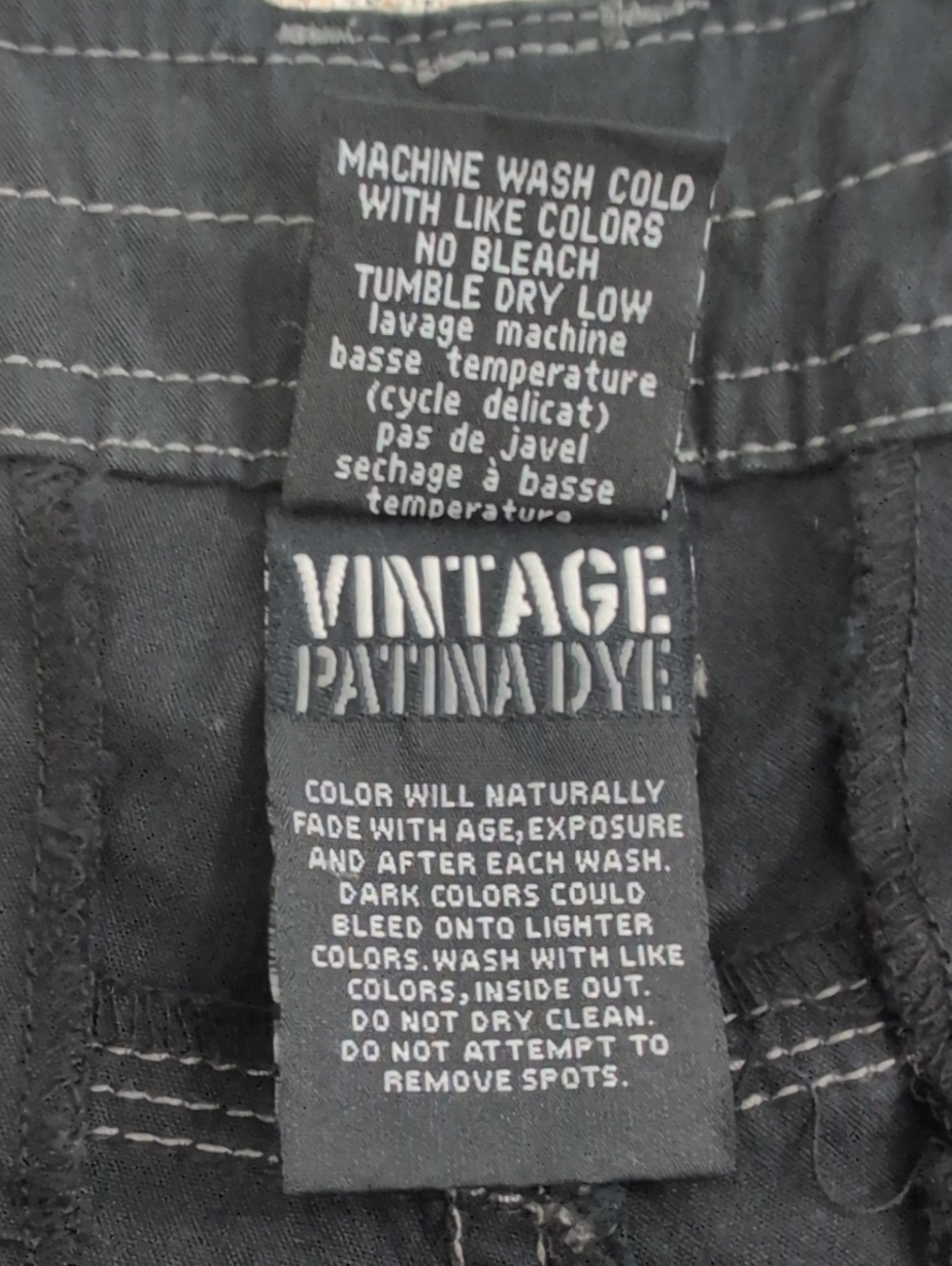 Kuhl Shorts, Cargo Hiking Mountain Culture, Vintage Patina Dye, Blue, Women's 10 - Picture 8 of 13